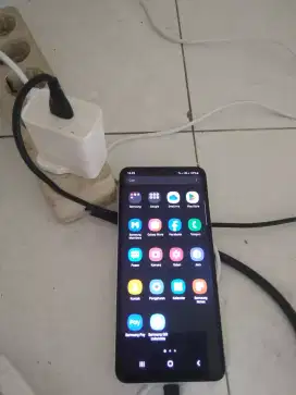 Jual hp+cas samsung mulus A12 RAM 6/128