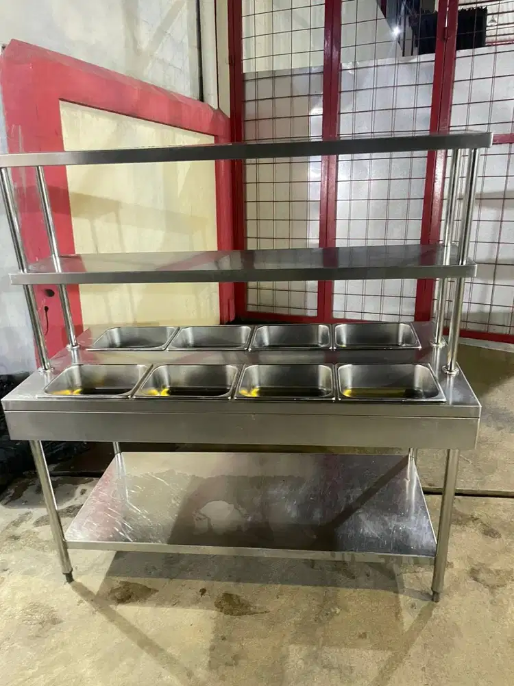 Display Table Stainless 2 Ambalan