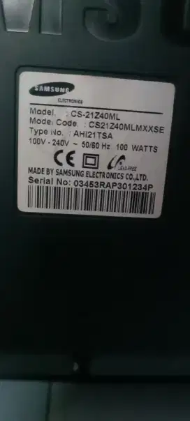 Tv Samsung tabung 21 inch