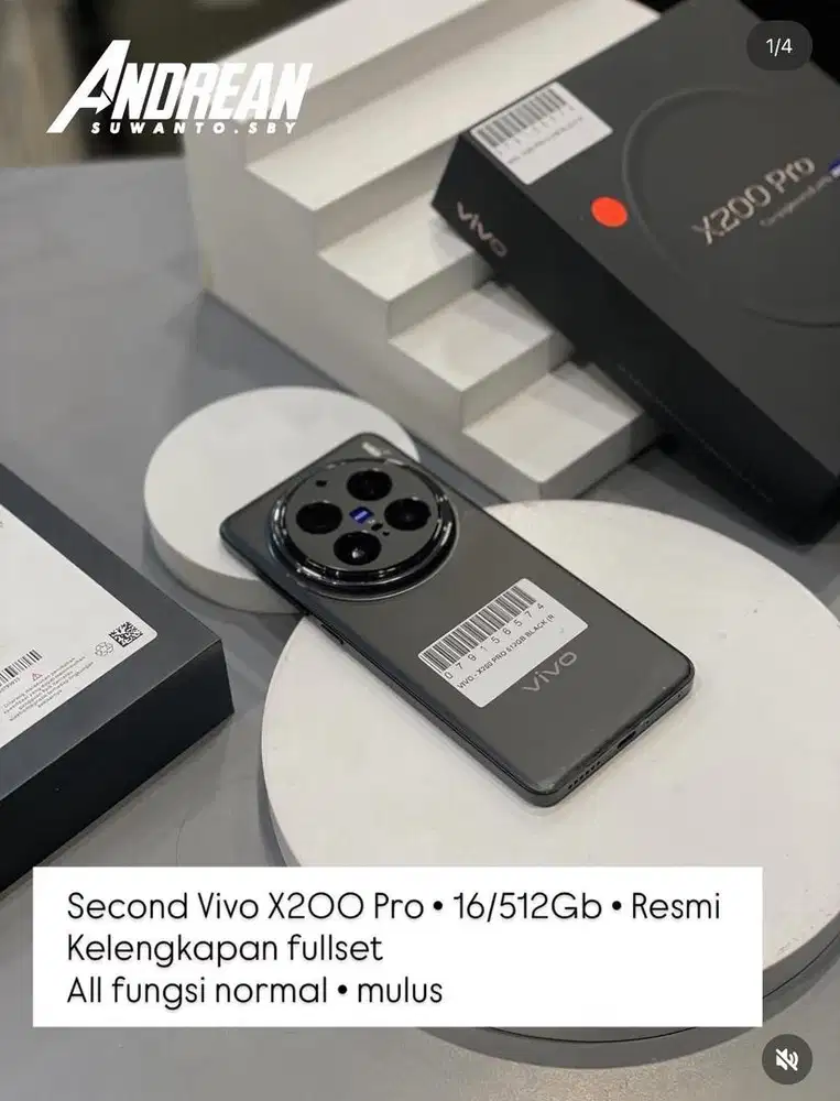 Second Vivo X200 Pro Ram 16Gb / Internal 512Gb