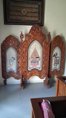 Sekat kayu wayang