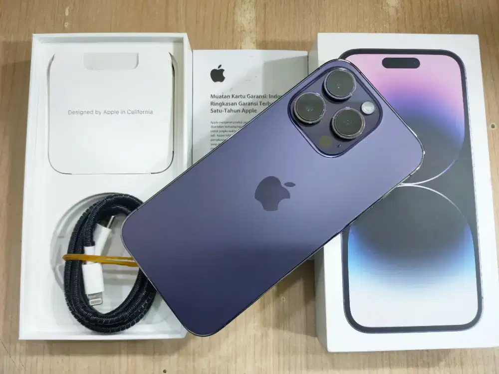 SECOND IPHONE 14 PRO 256GB Garansi Resmi iBox Indonesia