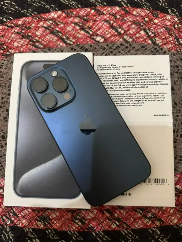 iPhone 15 Pro 128 inter All Operator (semua kartu bisa)