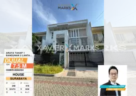 Rumah araya tahap 1 dimensi 12x20 hadap selatan ada 4Kt semi furnish