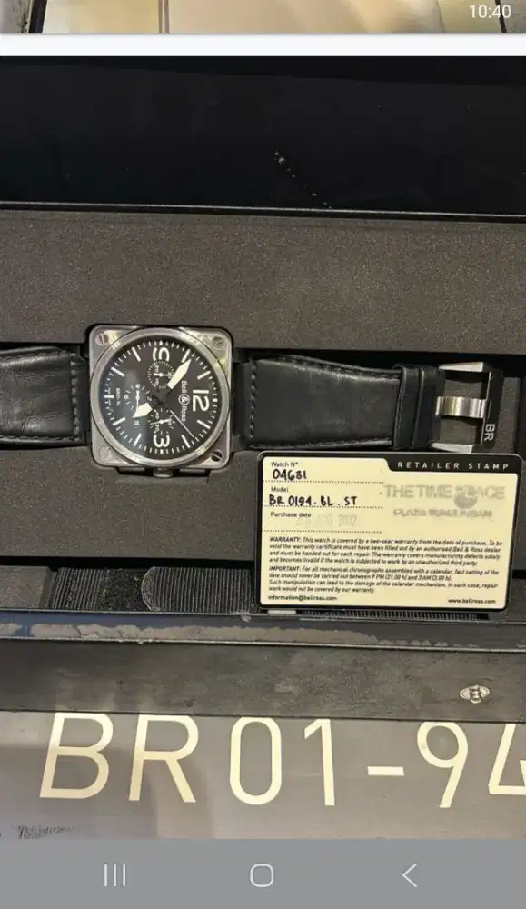 Bell rose chrono matic 45mm original