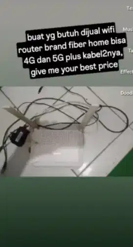 Wifi router fiber home