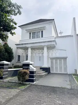 jual cepat!! rumah mewah di bsd, clstr maja de park, plus kolam renang