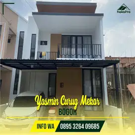 DIJUAL RUMAH CLUSTER MURAH 2 LANTAI STRATEGIS TAMAN YASMIN BOGOR BARAT DEKAT TOL