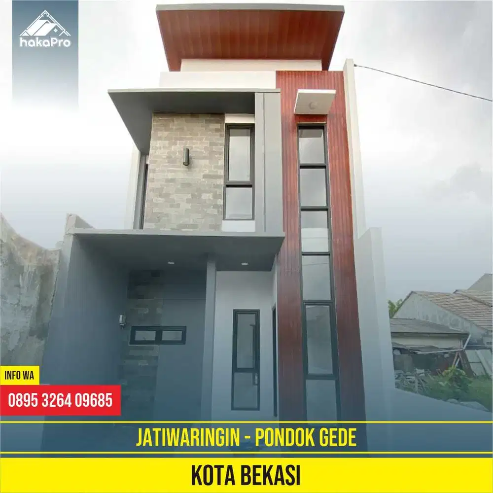 Dijual Rumah Baru MURAH Non Cluster Di Jatiwaringin Kota Bekasi Dekat Tol Pondok Gede [AR106]