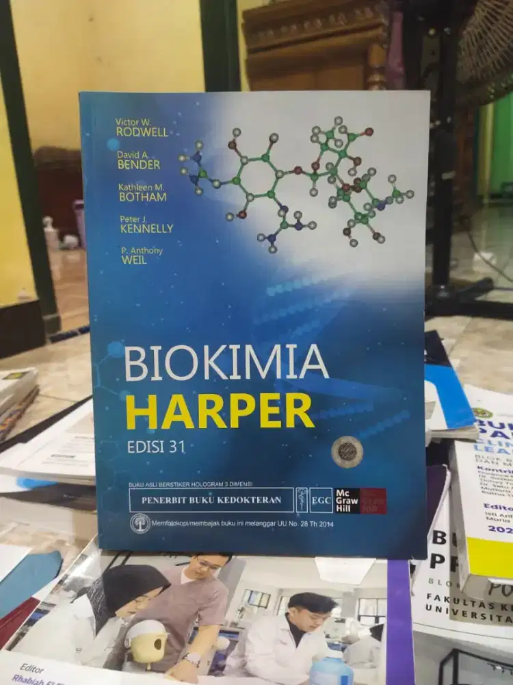 Buku Biokimia Harper Edisi 31 (Original, EGC / McGraw Hill)