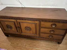 JUAL RUGI BUFFET BAHAN JATI