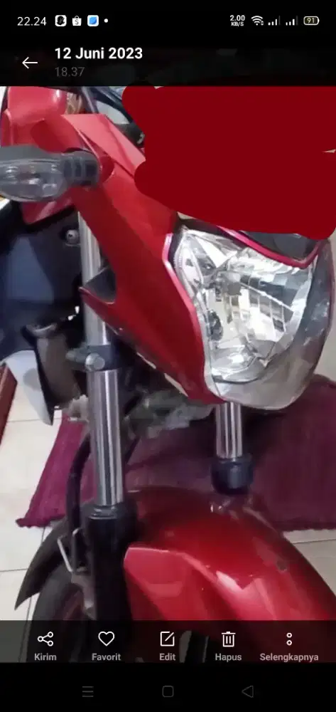 Di jual Yamaha Vixion