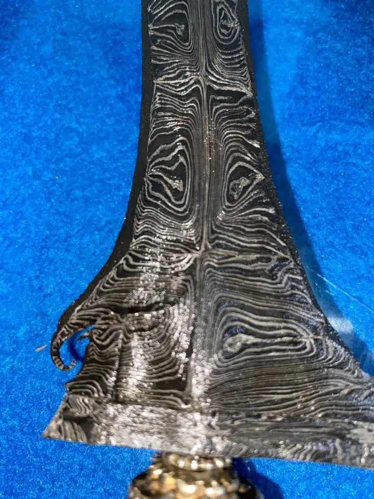 Keris Sempaner Pamor Miring
