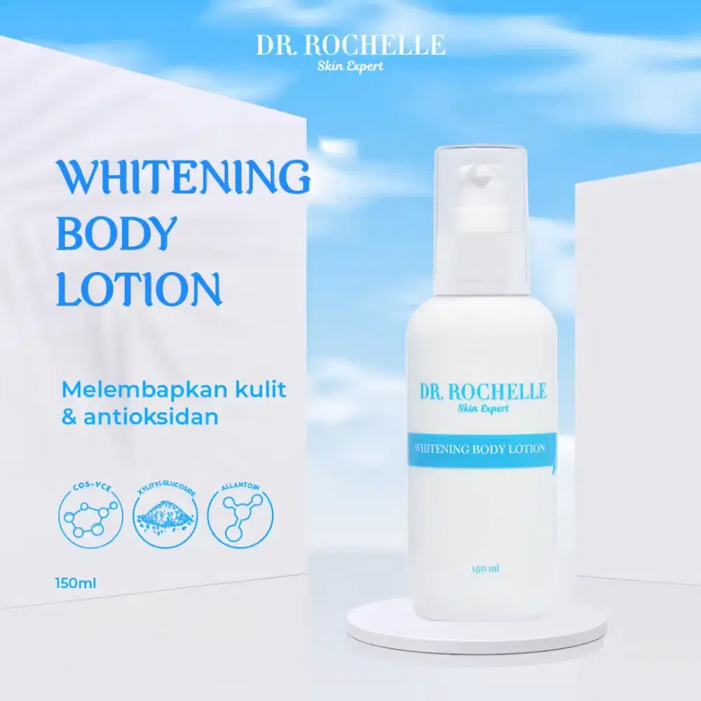 DR Rochelle Whitening Body Lotion 150ml Mencerahkan & Meratakan