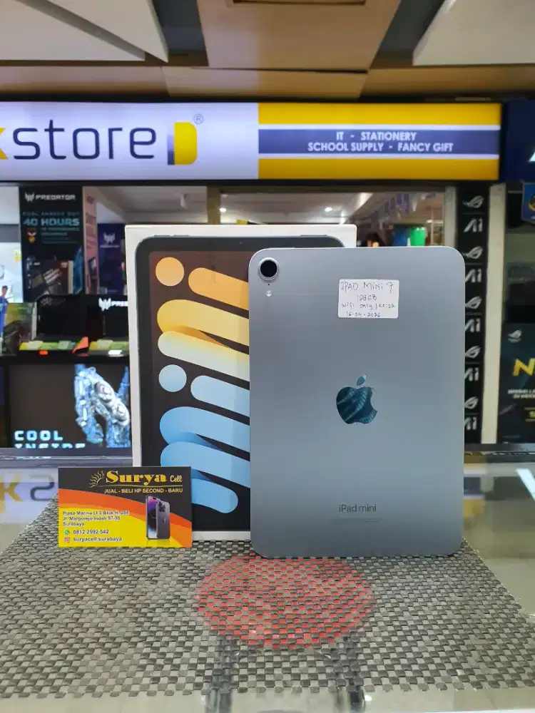 Ipad Mini 7 A17 PRO 128 GB Wifi Second Garansi ON