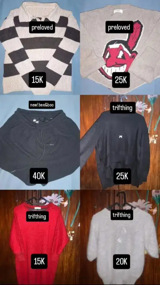 trifthing, preloved & new!