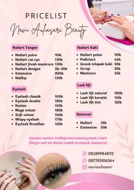 Yg minat nailart eyelash