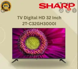 TV Sharp masih segel blm dibuka