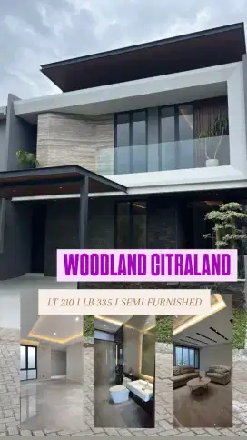 DIIJUAL RUMAH BARU SEMI FURNISH WOODLAND CITRALAND