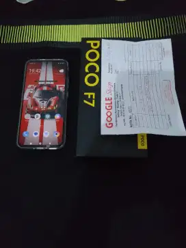 Handphone Poco F7 White 99,9% Like New dan Fullset (Nego Bensin)