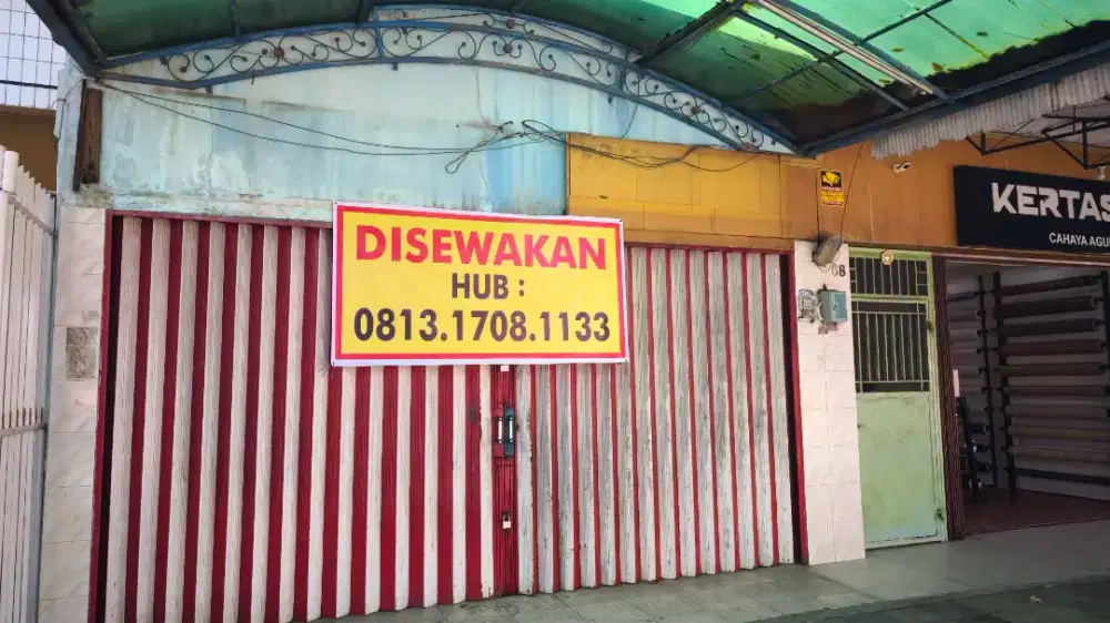 Disewakan Ruko 1,5 lantai jalan Hilligoo 66