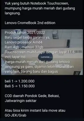 NOTEBOOK LENOVO
