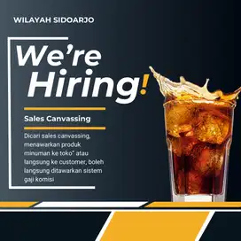 ✨ Lowongan Kerja Sales Canvassing – Wilayah Sidoarjo ✨