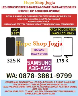Touchscreen/Baterai-LCD Samsung A35-A55