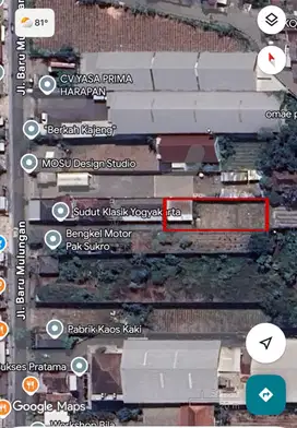Tanah Pemandangan Sawah Di Selatan Masjid Suciati Sleman Legalitas Hak Milik