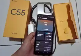 Realme c55 no minus mulus 95% Ram 6+4/128gb Rp.1400  tt bth kembalian