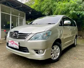 Toyota innova 2013 G Lux 2.0 AT Silver servis Record sangat terawat!