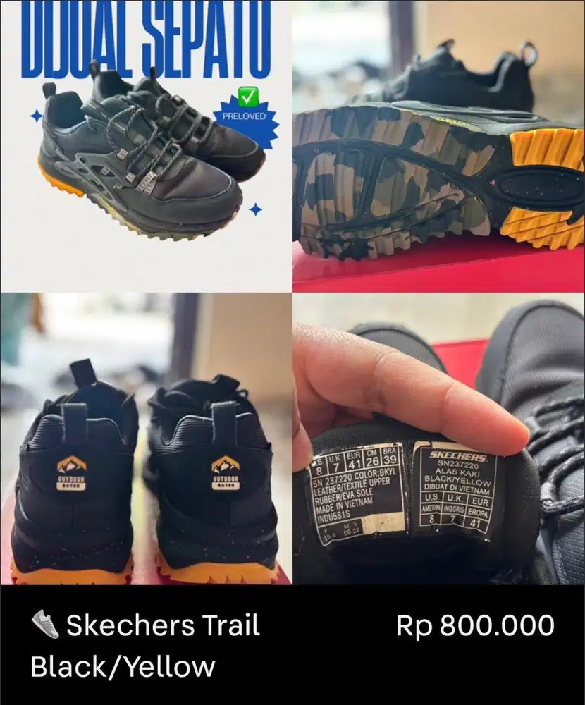JUAL SEPATU SKECHERS TRAIL