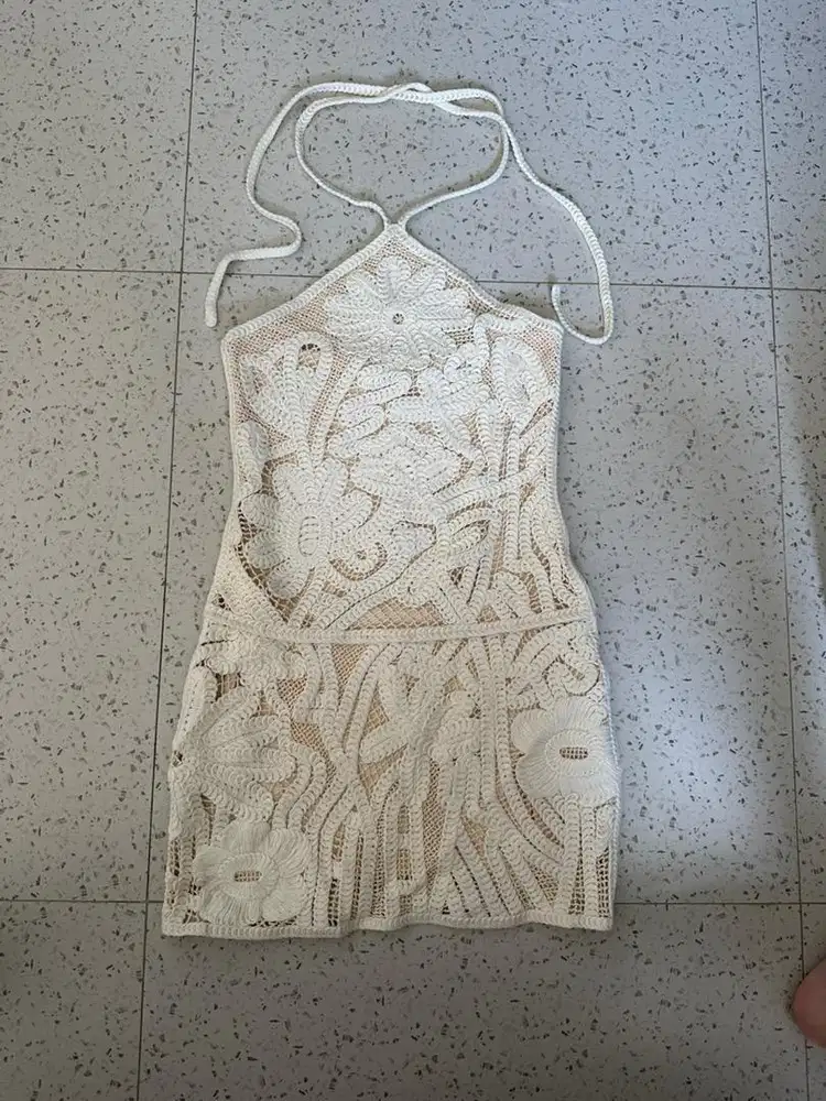 Zara Crochet Short Dress [Brand New with Tag]