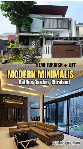 Dijual Rumah Tropical Modern 3.5 Lantai