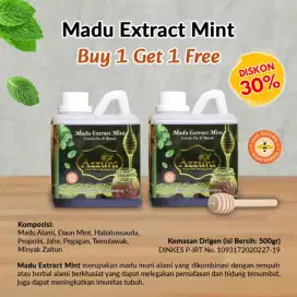 Madu Azzura - Extract Mint 500gr (Buy 1 Get 1) 500gr Madu