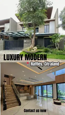 Rumah Mewah Full Furnish Citraland Utama 288m² Rp10,5M Nego