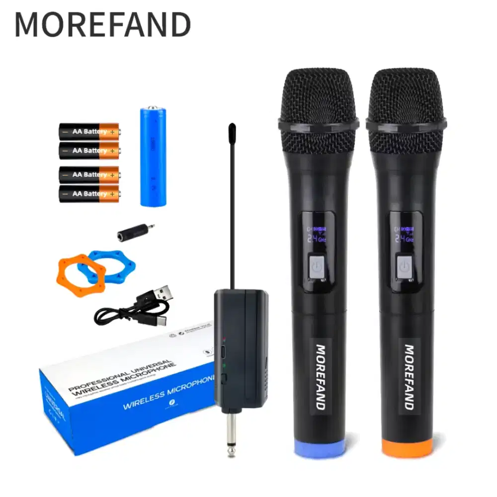PAKET MIC WIRELESS & SPLIT INPUT PASIF MIC