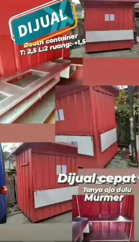 KONTAINER / KONTENER / BOOTH JUALAN