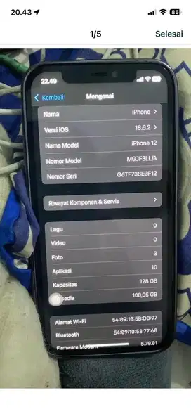 Iphone 12 128GB IBox Wifol