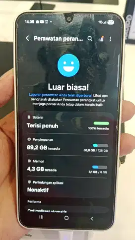 PROMO CICILAN SPESIAL BUNGA 0% HANDPHONE SAMSUNG A16 LTE 6/128GB WHITE