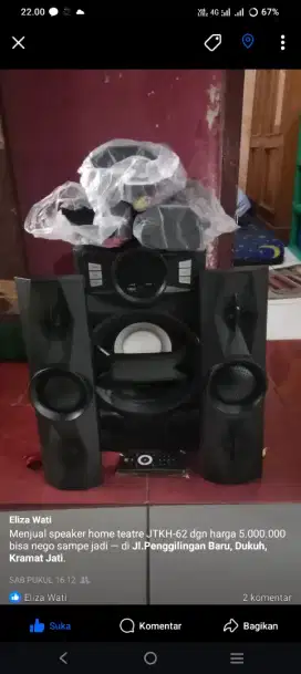 speaker home theatre JTKH-62 SK-01