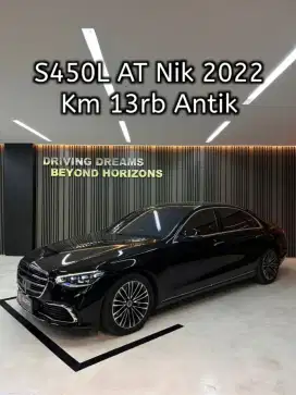Mercedes Benz S450 2022 Hitam S450L AT Mercy ATPM Km13rb B88LDS