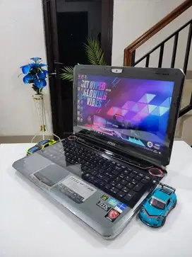 Laptop Design MsI Extrem Core i7 Ram 16/256gb Ssd Vga Nvidia Siap Pake