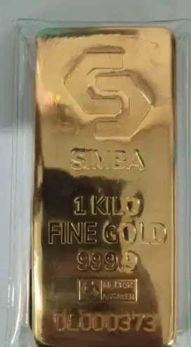 Dijual emas LM logo simba 99.9% bersertifikat resmi