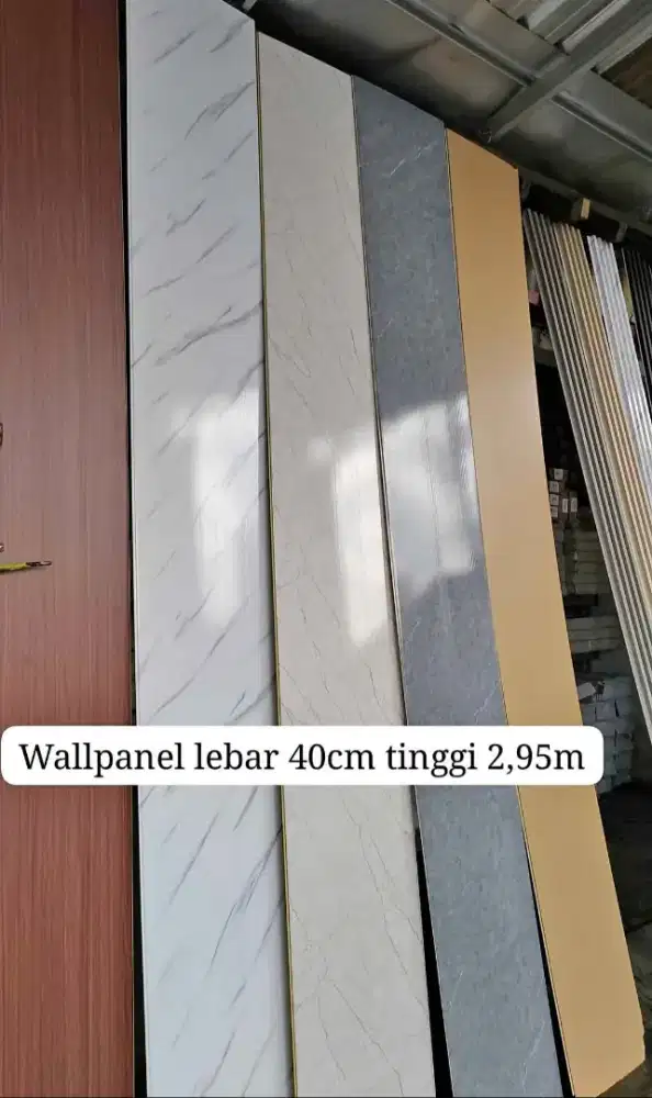 WALL PANEL DINDING MENERIMA ANTAR BAHAN & TERPASANG