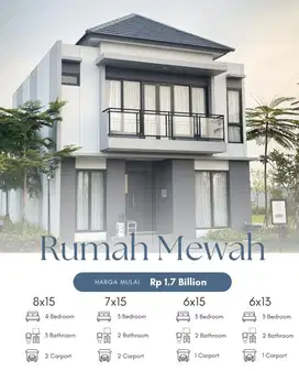 Dijual Murah Rumah Modern 2 Lantai di Cluster Lily Gading Serpong 2