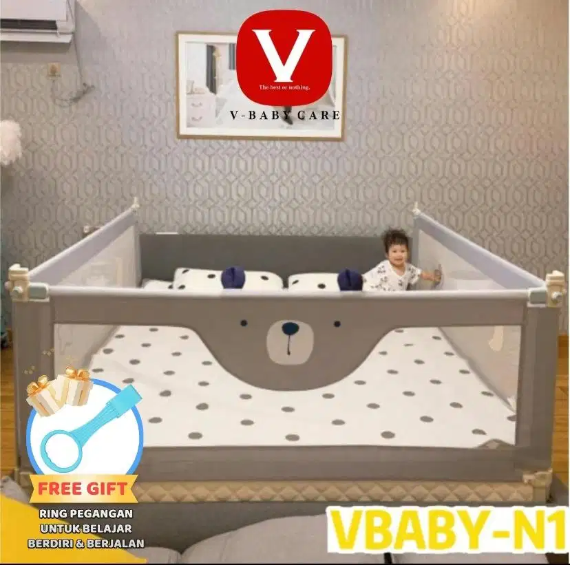 Bedrail anak merk VBaby LIKE NEW