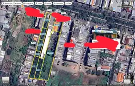 Disewakan/Dijual tanah nol Jalan raya Hr Muhammad