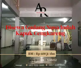 Disewakan Gudang Nusa Indah Kapuk cengkareng jakarta barat