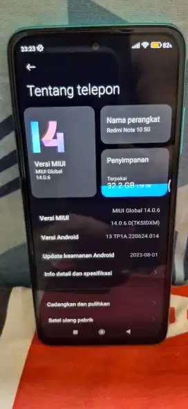 Xiaomi redmi note10 5G 8+5/128